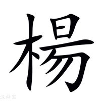 楊造詞|楊字的意思